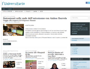 Italian webzine : atelier de journalisme en italien
