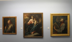 La sala dei dipinti di Petrini alla Pinacoteca